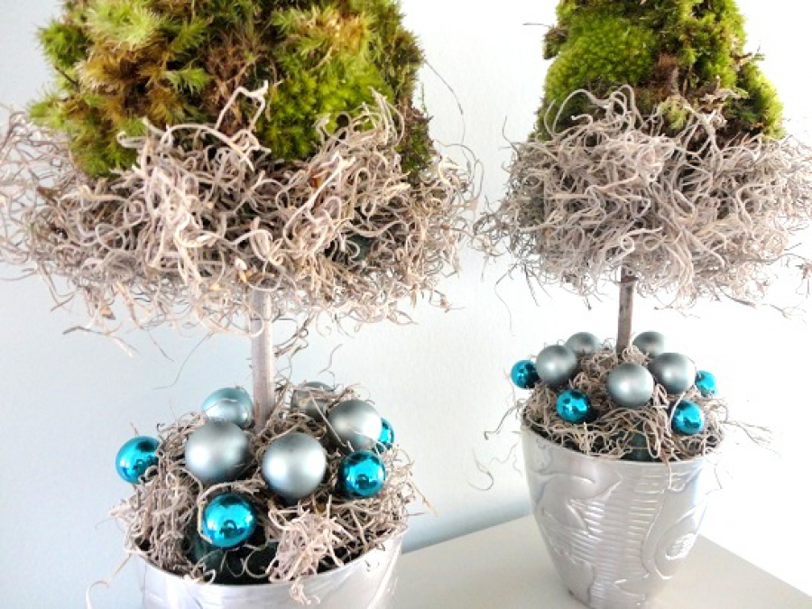 Kerst decoratie diy inspiratie 2014 Woonkamer kerst decoratie