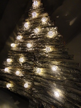 Kerstboom van hout