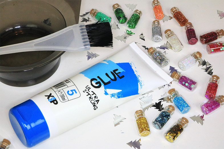 glitter gel maken