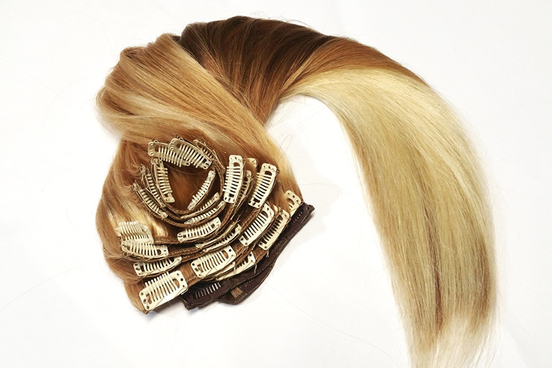 Clip hair extensions