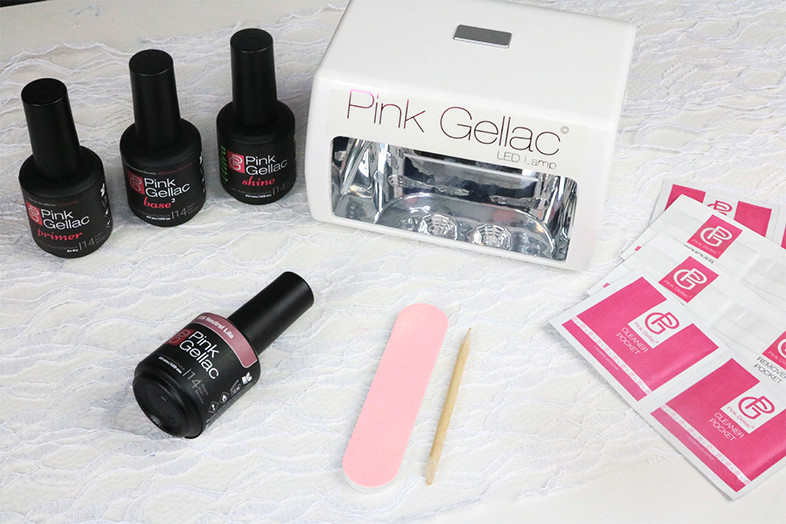 pink gellac aanbrengen