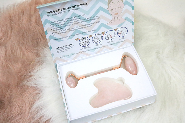 rose quartz roller set