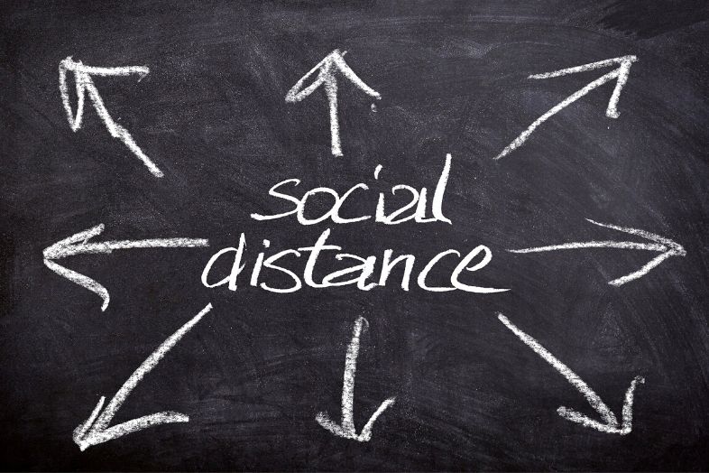 social distance kapper