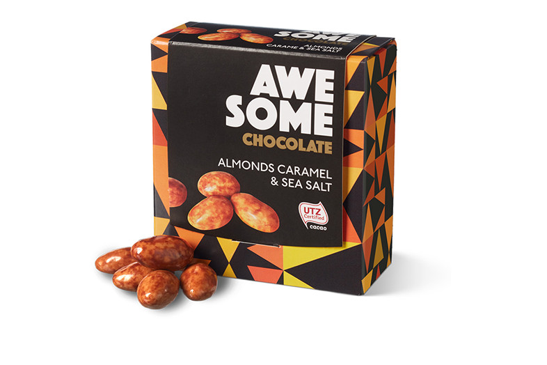 awesome chocolate almonds caramel sea salt