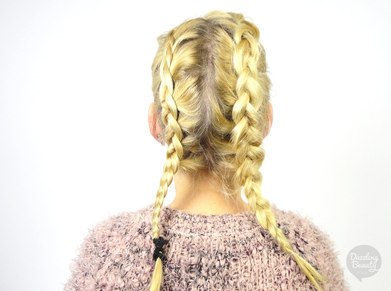 boxer braids half