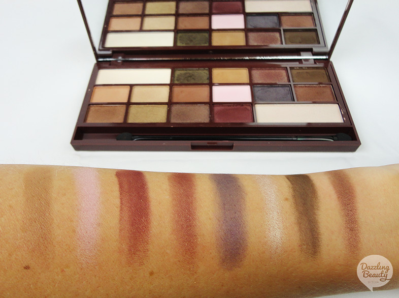 i love make up chocolate swatches 2