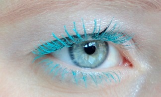Turquoise mascara afbeelding 1