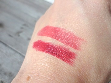 Roze lipsticks swatches