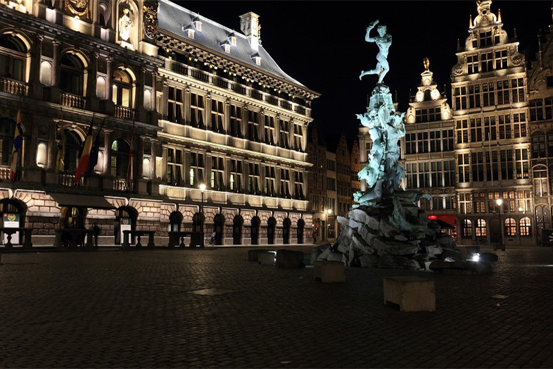 antwerpen met kerst