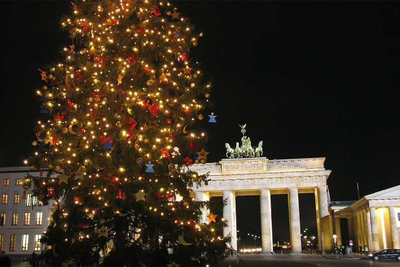 berlijn met kerst