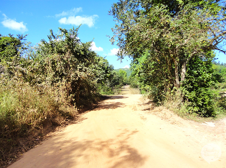 dirty road to nacpan beach