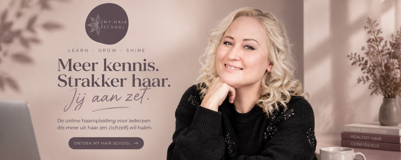 Leer je eigen haarkleur echt kennen! My hair school banner
