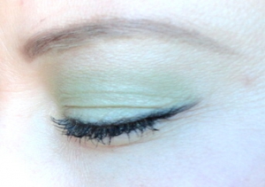 Groene oogschaduw van Amati make-up