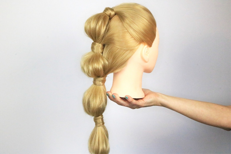 Trendy bobbels in je haar met de bubble ponytail!