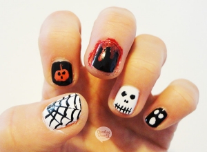 Makkelijk nail-art voor Halloween