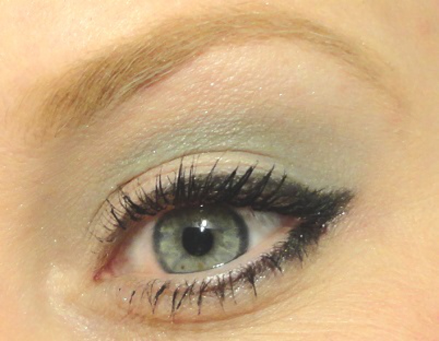 charme bon ik betwijfel het Vintage Make-up met groene oogschaduw