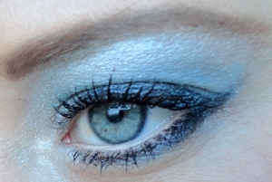 Winterse make-up look