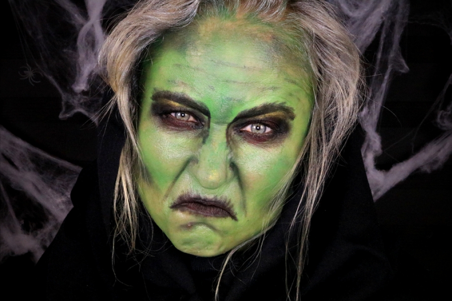 Banzai Schijn test Groene Heks | Halloween Schmink Tutorial