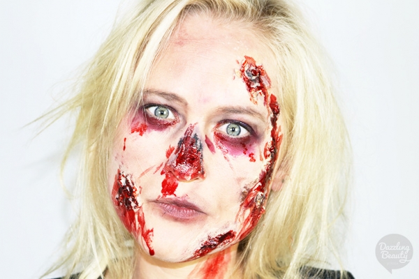 Zombie Make-up Look voor Halloween!